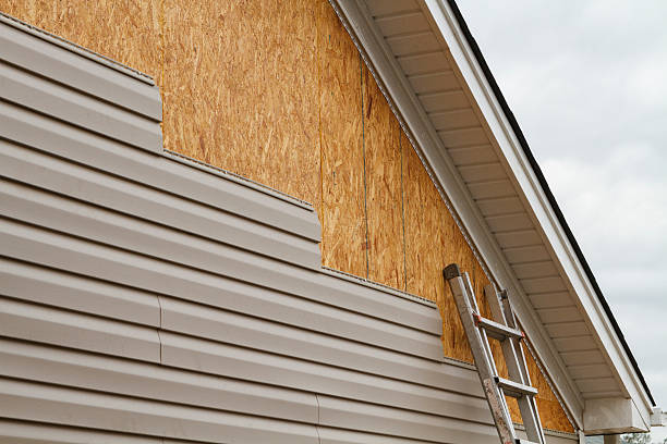 Professional Emergency Siding Repair technician working in Leesburg, VA